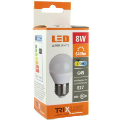 Žárovka TR LED G45 8W 2700K 640lm E27
