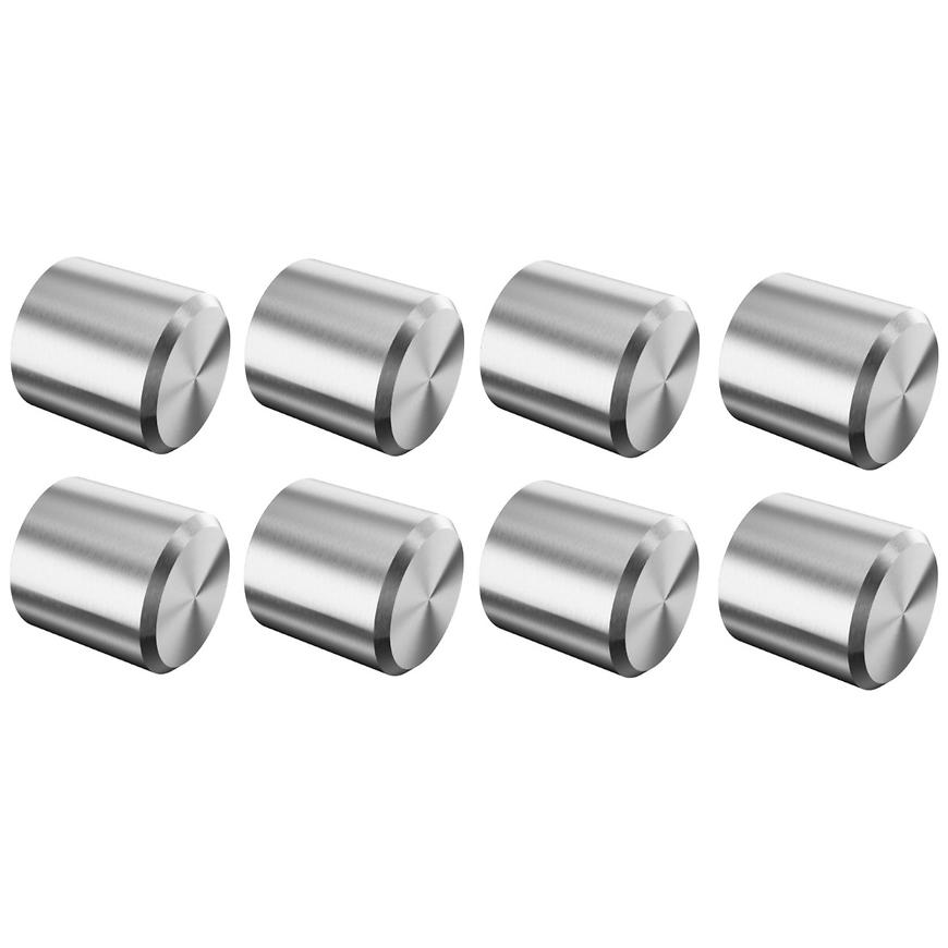 Záslepka oceľ nehrdz. 12mm 8szt