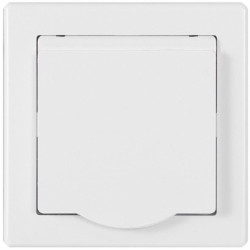 Zásuvka jednoduchá IP44 vodotesná bila Imperia