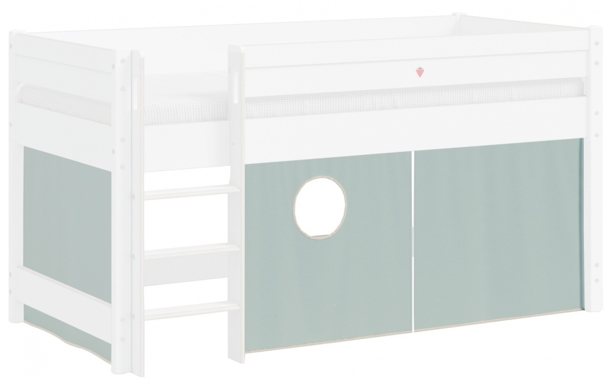 Závěs na vyvýšenou postel fairy - zelená