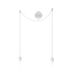 Závěs pro stínidla Cannonball white cluster 2 Ø 12cm L 2,5 m - UMAGE