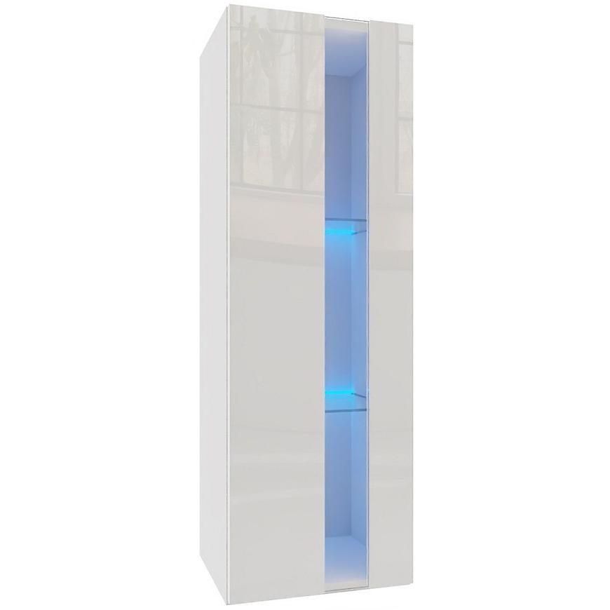 Závěsná police Izumi 1 WH bílá mat/lesk