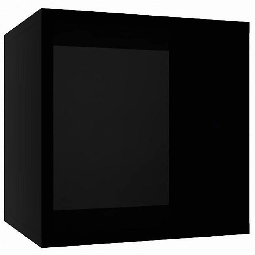 Závěsná police Izumi-10-BL černá mat