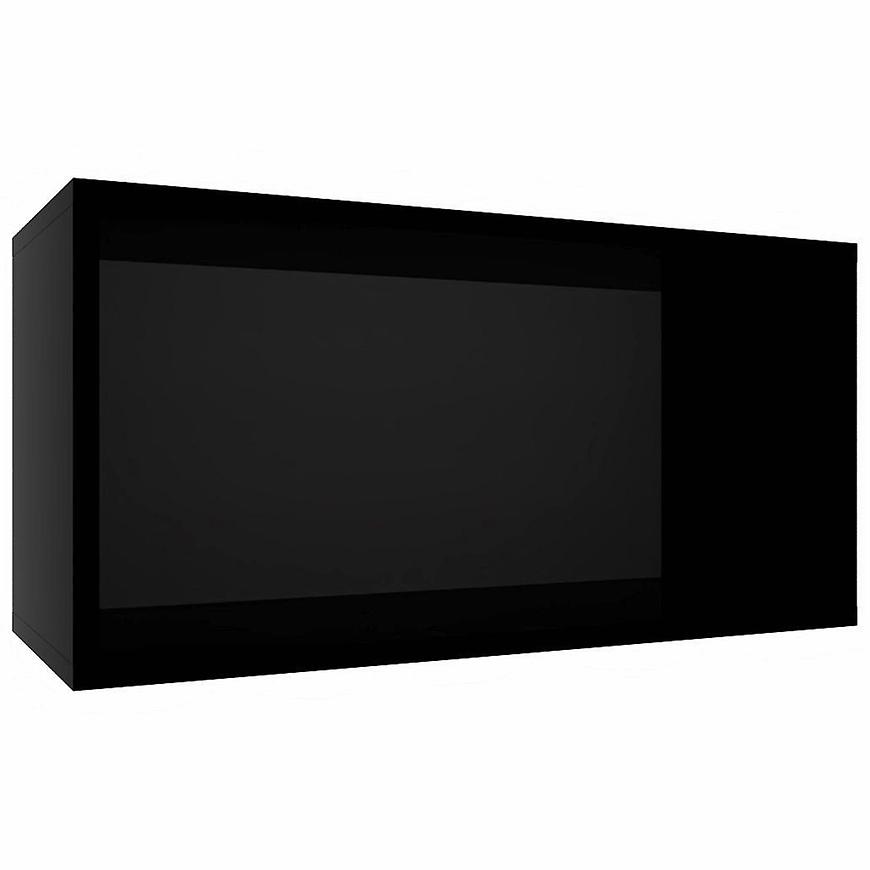 Závěsná police Izumi-11-BL černá mat