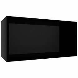 Závěsná police Izumi-11-BL černá mat