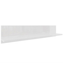 Závěsná police Izumi-90-WH bílá mat/lesk