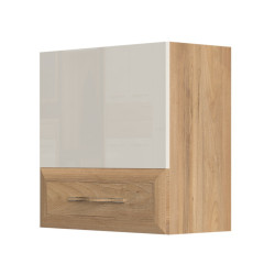 Závěsná skříňka hagop - ořech pacifik/béžová