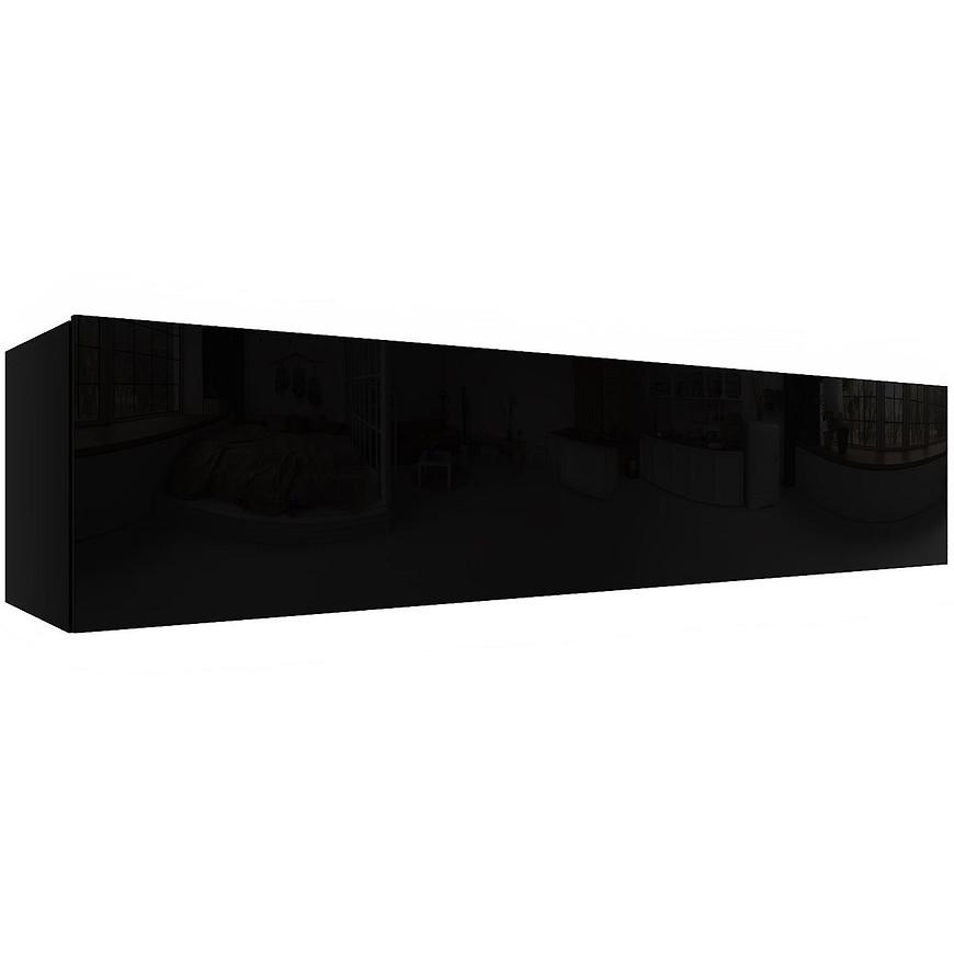 Závěsná skříňka Izumi-44-BL černá mat/lesk