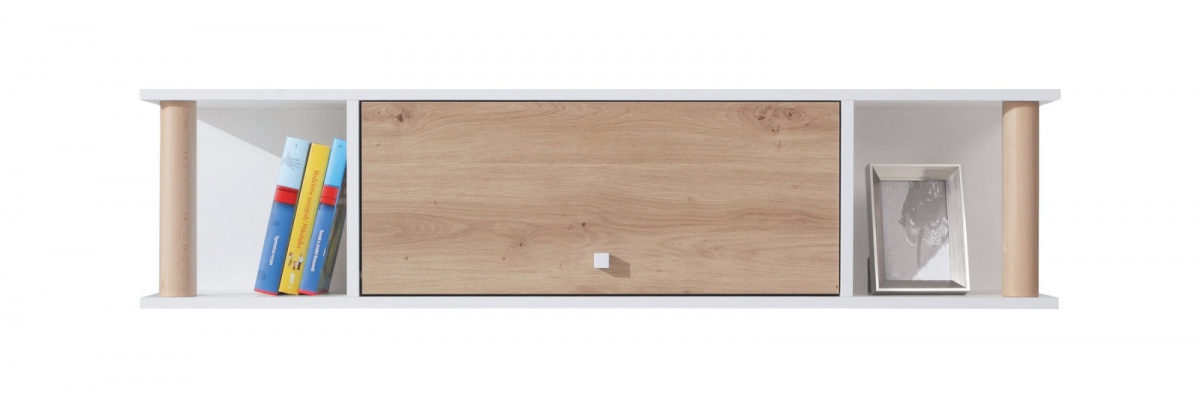 Závěsná skříňka rasmus 12 - bílá/dub artisan