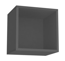 Závěsná skříňka rea rebecca 6 s dvířky/bez dvířek - graphite