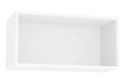 Závěsná skříňka rea rebecca 7 s dvířky/bez dvířek - bílá