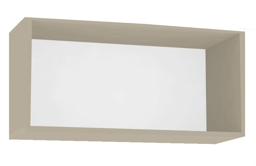 Závěsná skříňka rea rebecca 7 s dvířky/bez dvířek - cappuccino