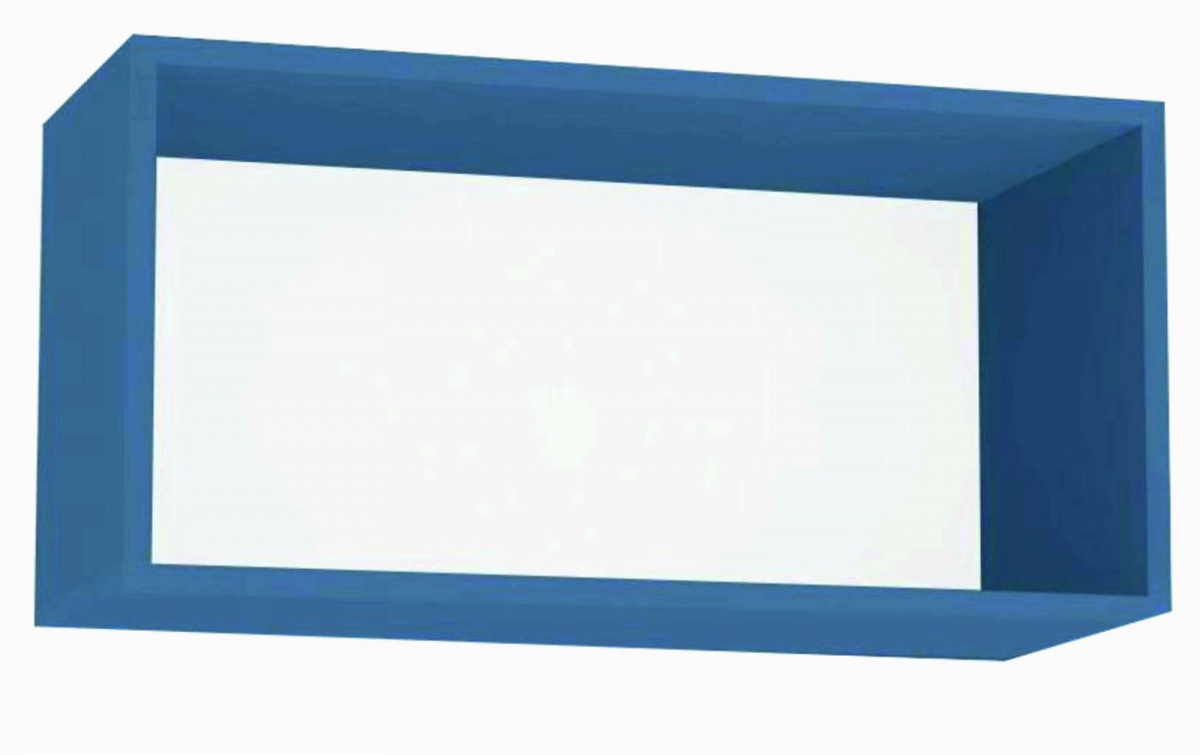 Závěsná skříňka rea rebecca 7 s dvířky/bez dvířek - pow blue