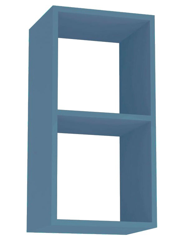 Závěsná skříňka rea rebecca 9 s dvířky/bez dvířek - pow blue