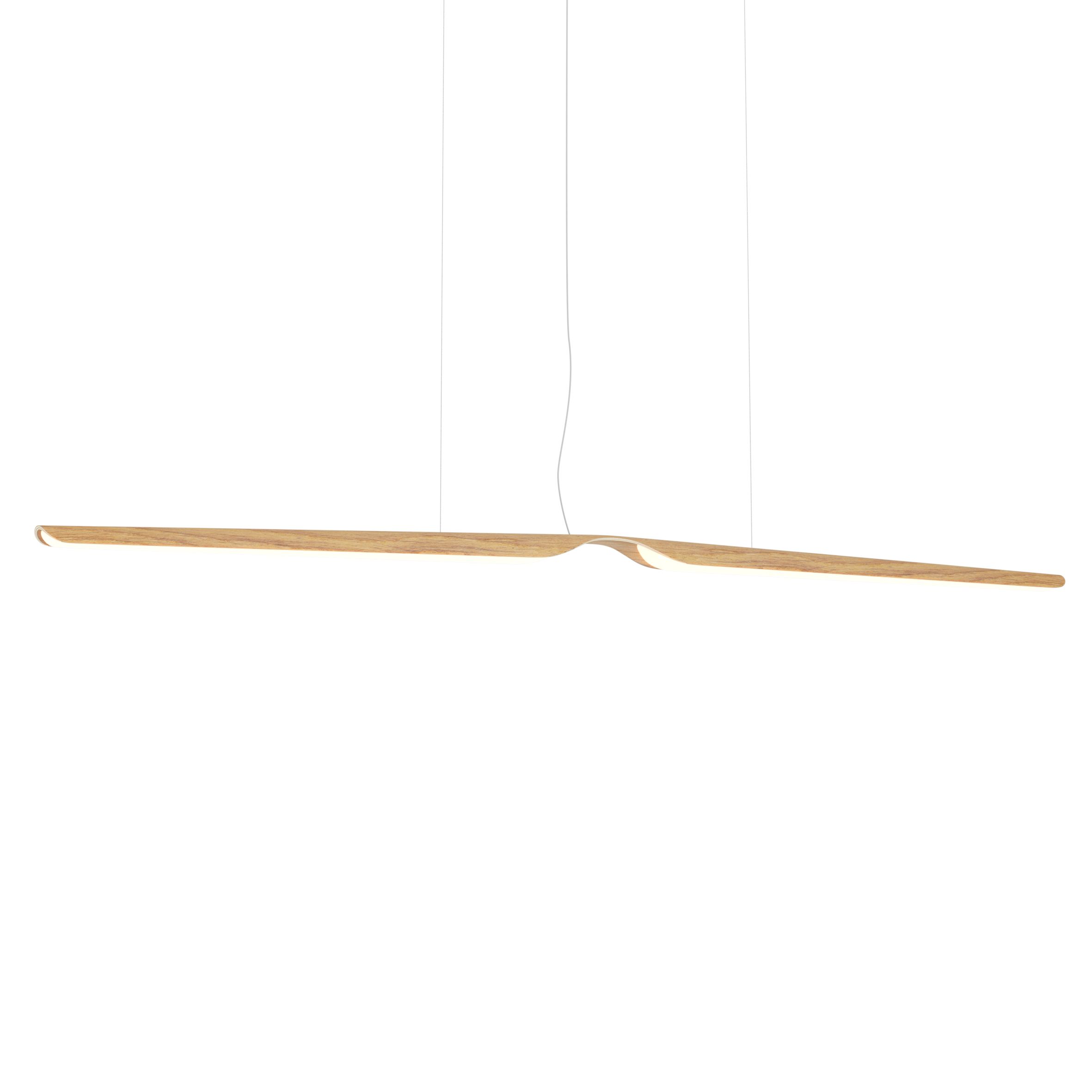 Závěsné světlo Swan 1620 mm, stmívatelné, více variant - TUNTO Model: přírodní dub