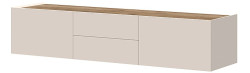 Závěsný tv stolek 176 ambrosia - béžová/dub tobacco