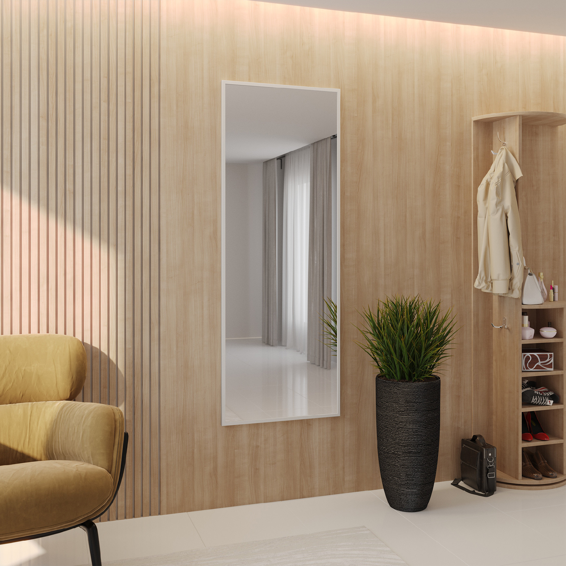 Zrcadlo Aruba Barva korpusu: Bílá