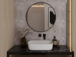 Zrcadlo Divissi Rozměry: 80 cm, Varianta: Bez osvětlení