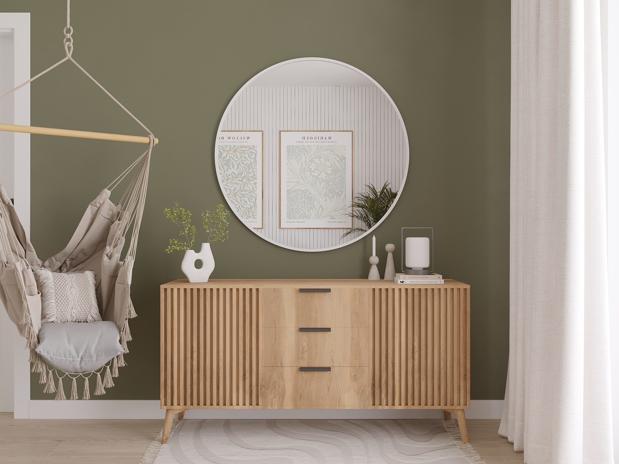 Zrcadlo Elistul Rozměry: 80 cm, Varianta: Bez osvětlení