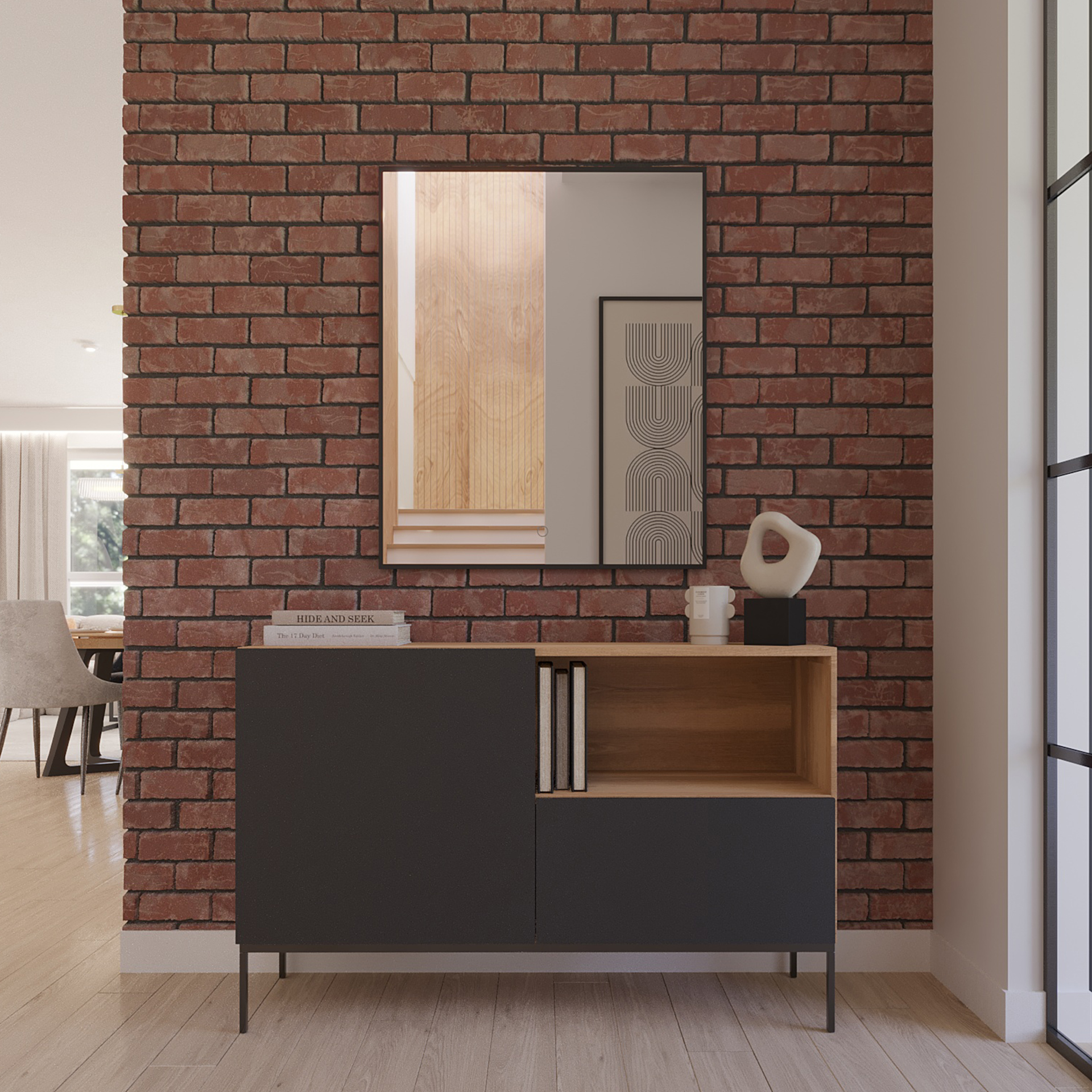 Zrcadlo Vixisse Varianta: Osvětlení A